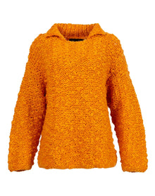 Proenza Schouler | Women | Oversized Hand Knit Sweater | Marigold