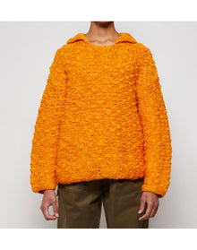 Proenza Schouler | Women | Oversized Hand Knit Sweater | Marigold
