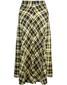 Proenza Schouler | Women | Ruched Plaid Skirt | Multicolor