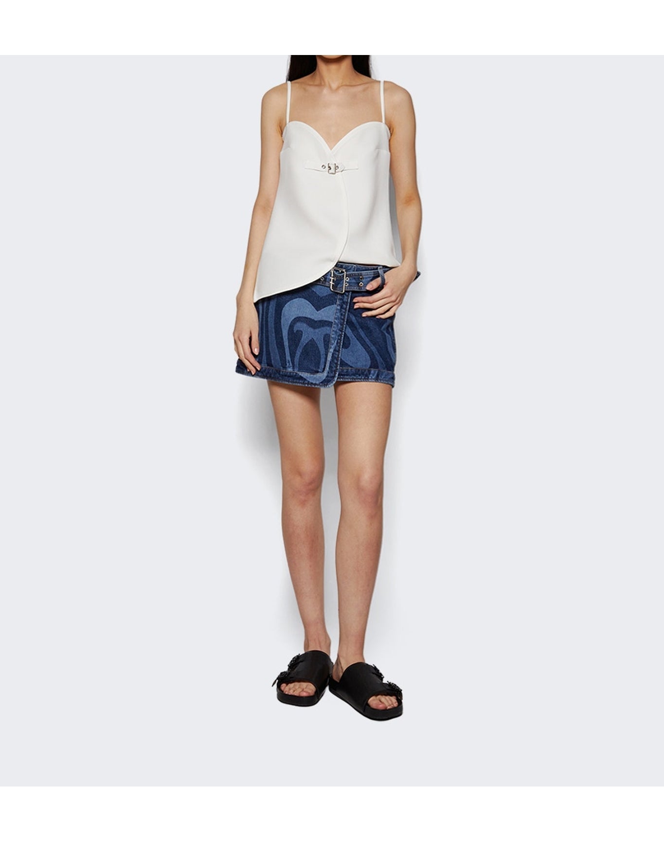 Pucci | Women | Marmo-print Miniskirt | Blue