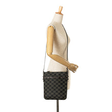 LOEWE | Pre-Owned Anagram Canvas Crossbody | Black