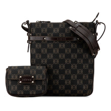 LOEWE | Pre-Owned Anagram Canvas Crossbody | Black