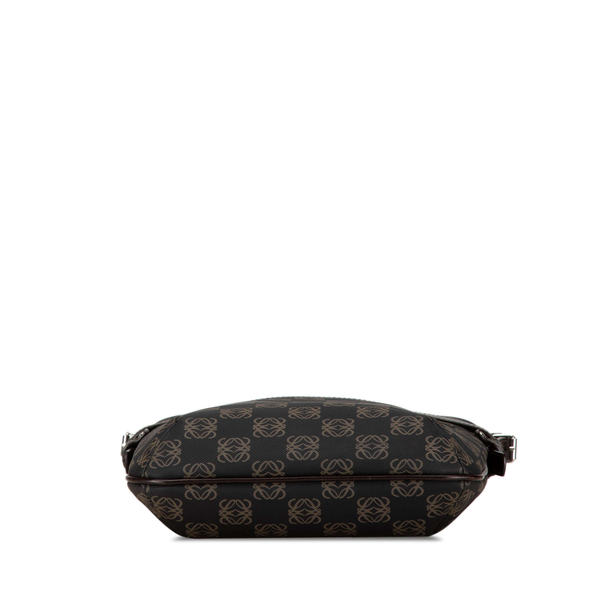 LOEWE | Pre-Owned Anagram Canvas Crossbody | Black