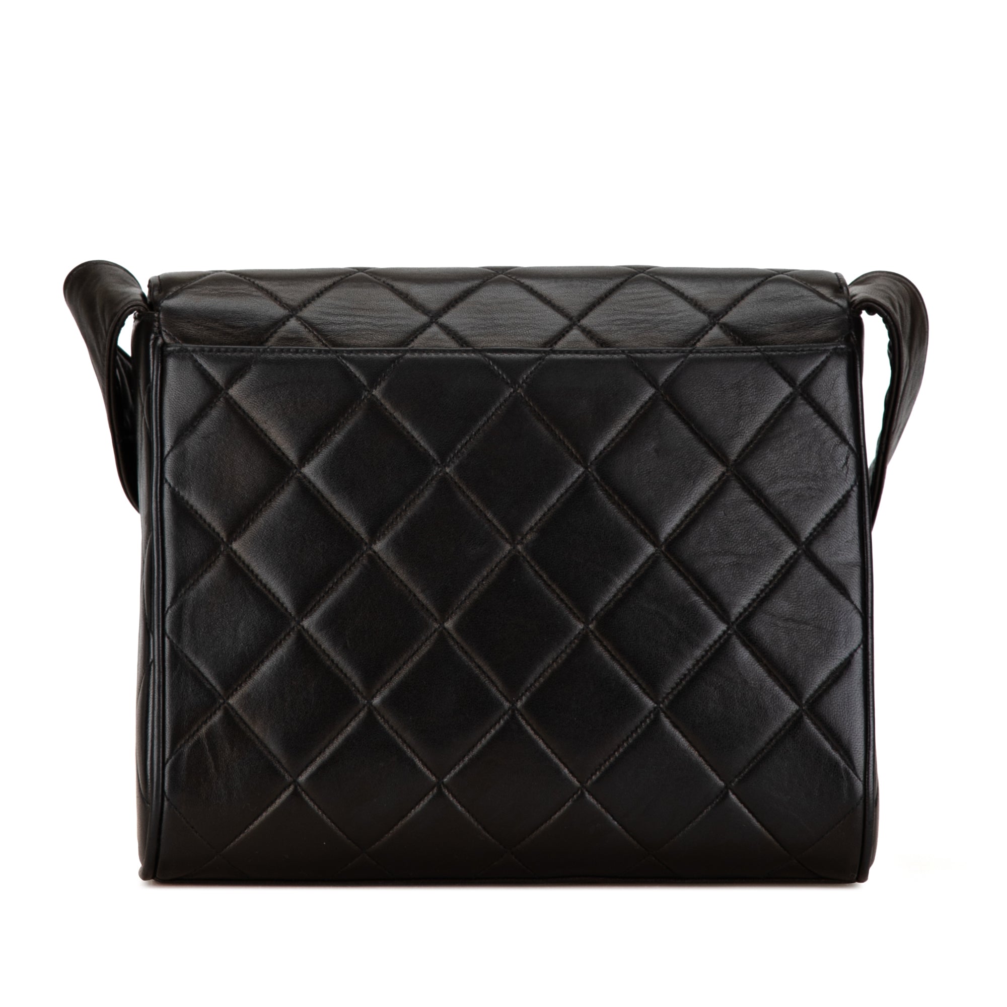 Chanel | Pre-Owned CC Quilted Lambskin Flap | Black
