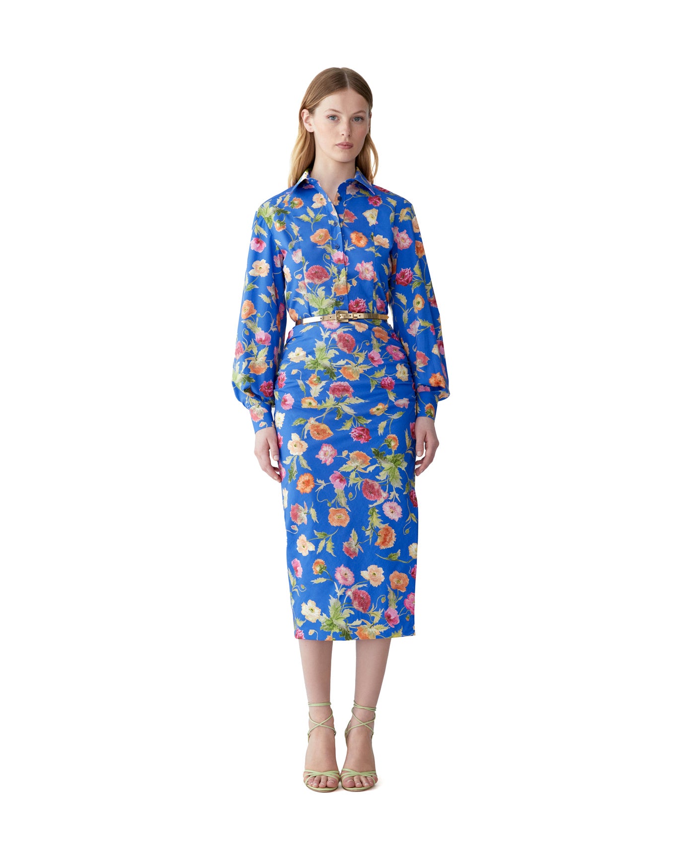 Long Sleeve Button Down Top | Bluebell Multi