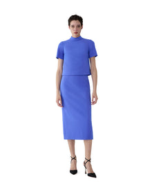 Midi Pencil Skirt | Bluebell
