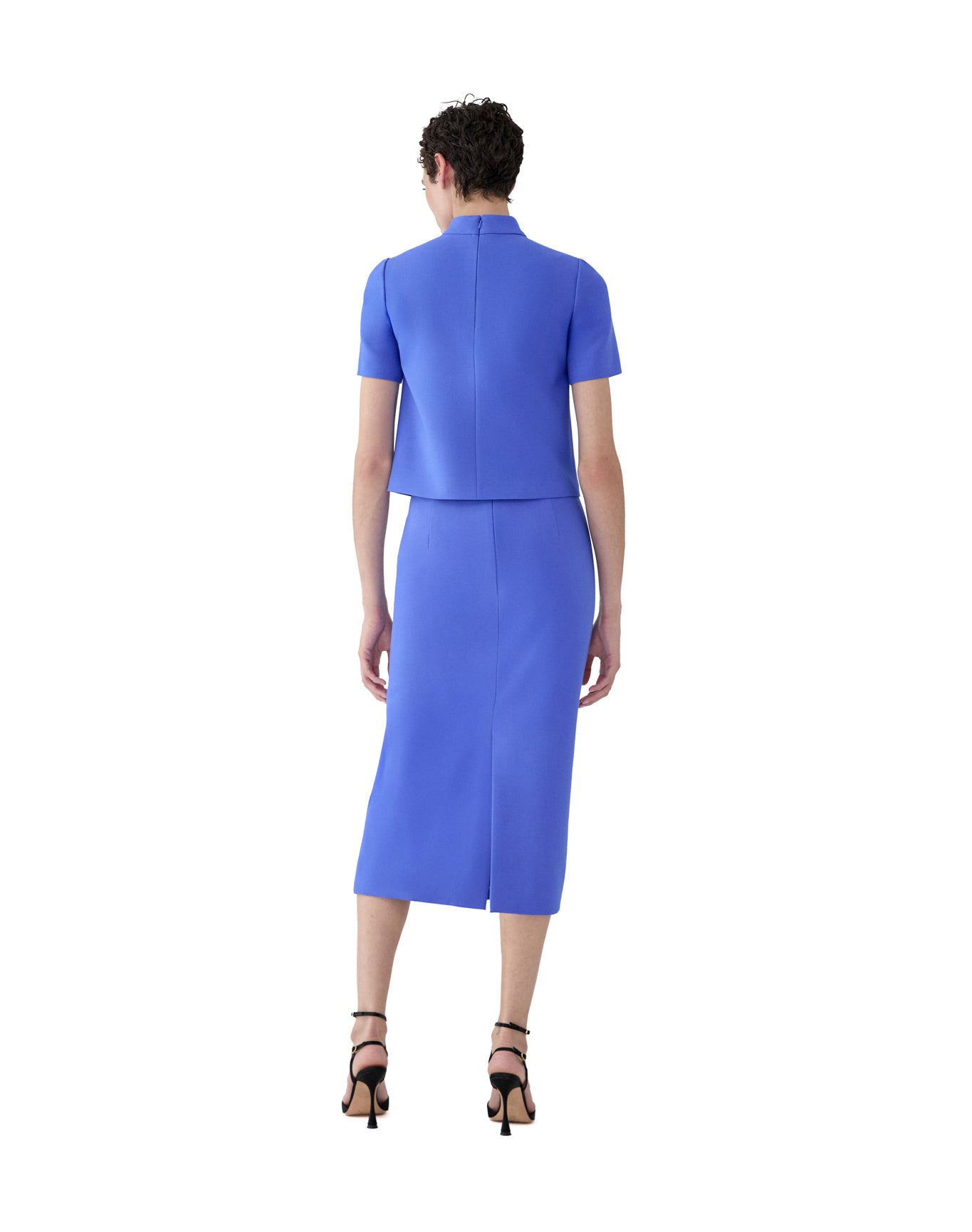 Midi Pencil Skirt | Bluebell