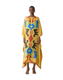 Rianna Nina Printed Caftan | Daffodil Multi