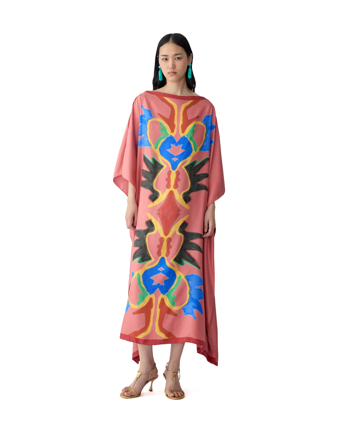 Rianna Nina Printed Caftan | Sunset Multi