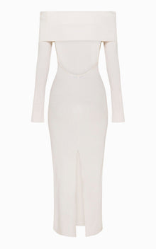 Ravine Rib Midi Dress | Ivory