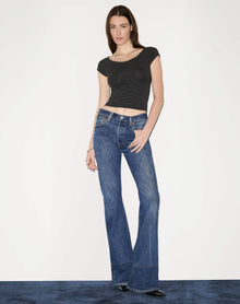 Womens | Shoulder Slim Tee | Micro Dot