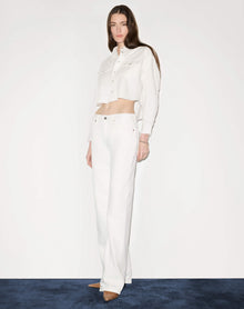 Womens | Camper Crop Shirt | Blanco