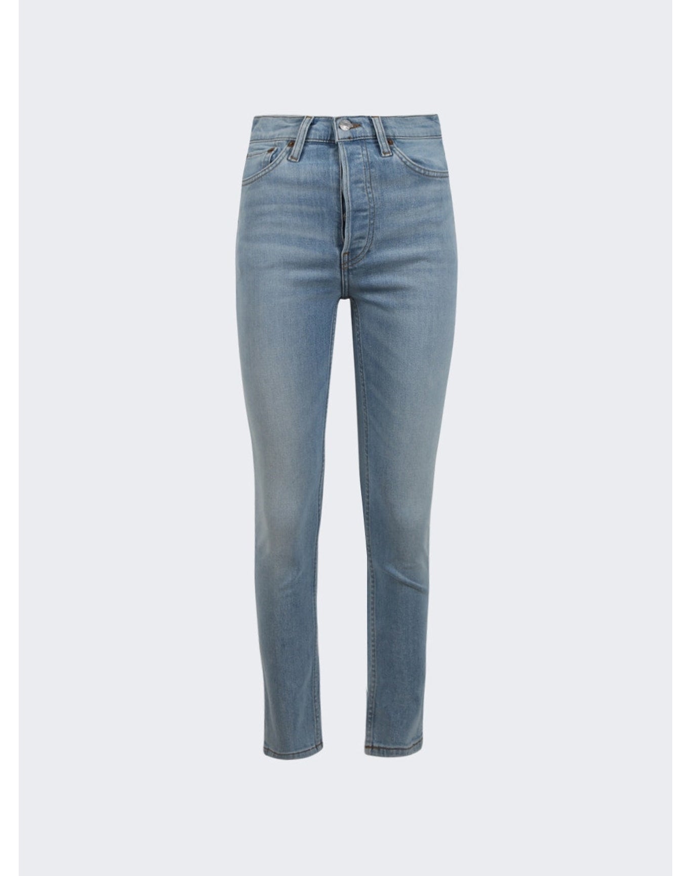 RE/DONE | Women | 90s High Rise Ankle Crop Jean | Costa Indigo