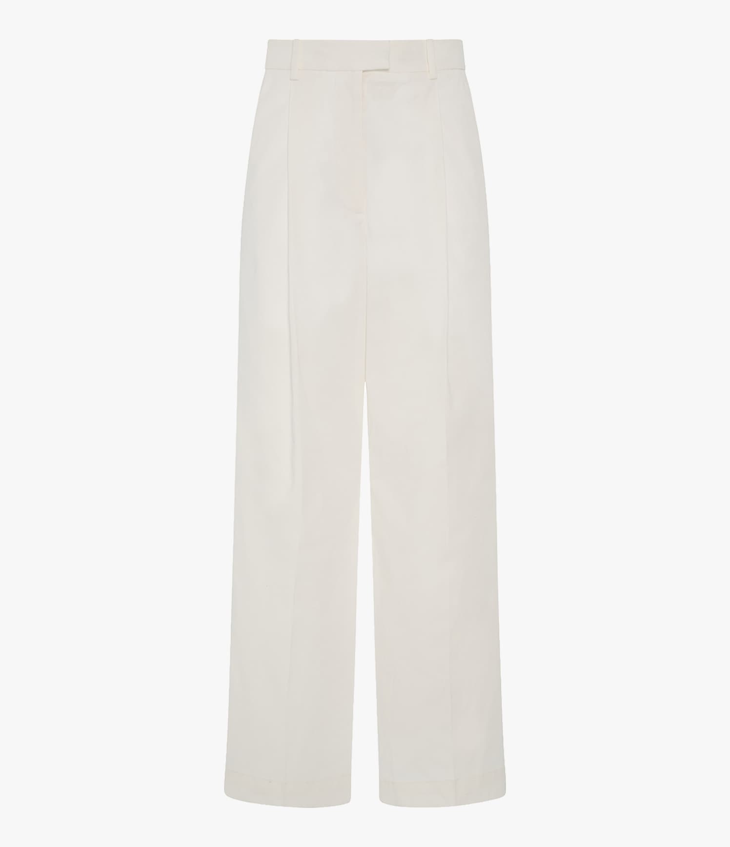 Relaxed Wide Leg Pant | Off White