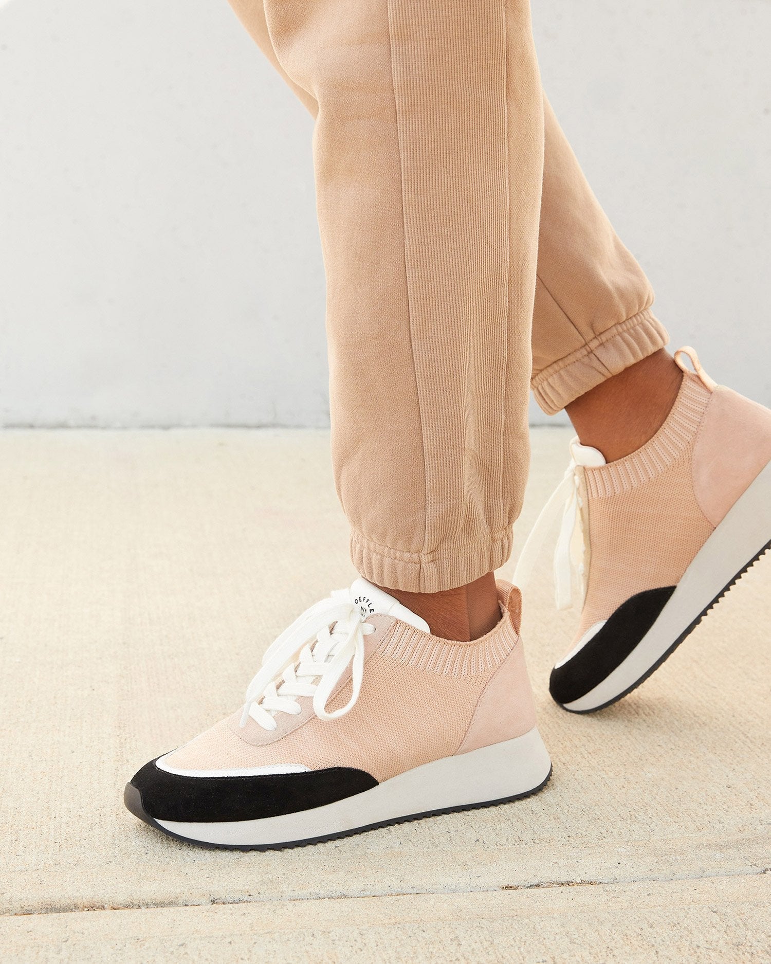 Remi Knit Sneaker | Natural/Black