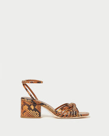 Renee Knot Heel Sandal | Brown