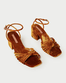 Renee Knot Heel Sandal | Ochre