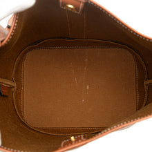 Celine | Pre-Owned Small Triomphe Coated Canvas Bucket Bag | Brown