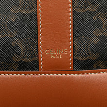 Celine | Pre-Owned Small Triomphe Coated Canvas Bucket Bag | Brown
