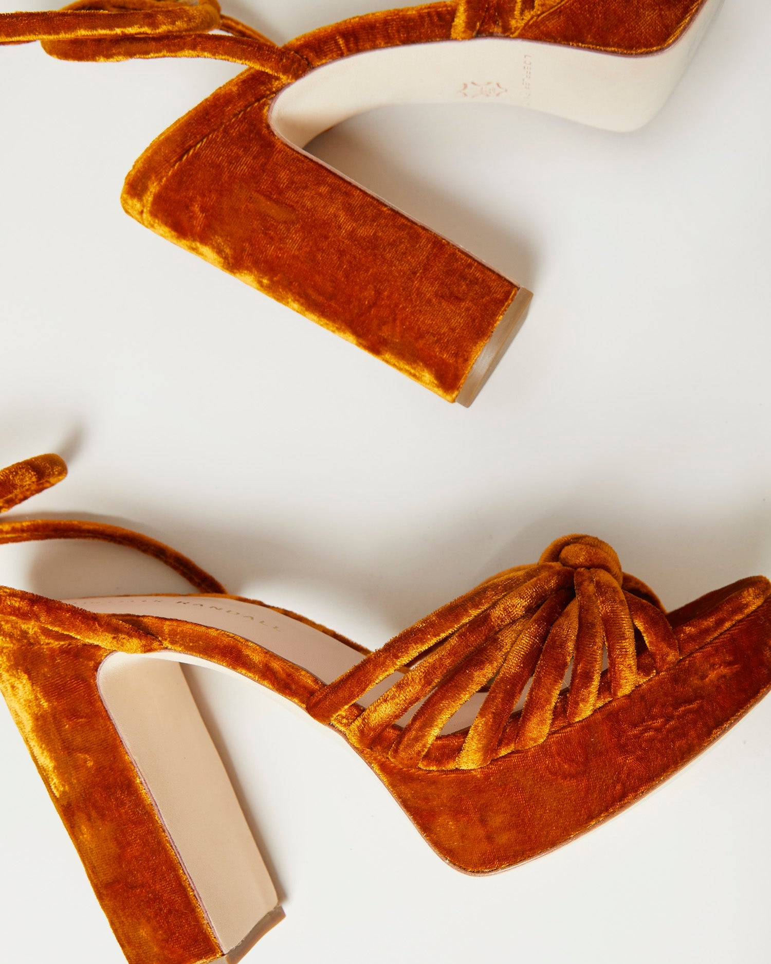 Rivka Knot Platform Sandal | Ochre