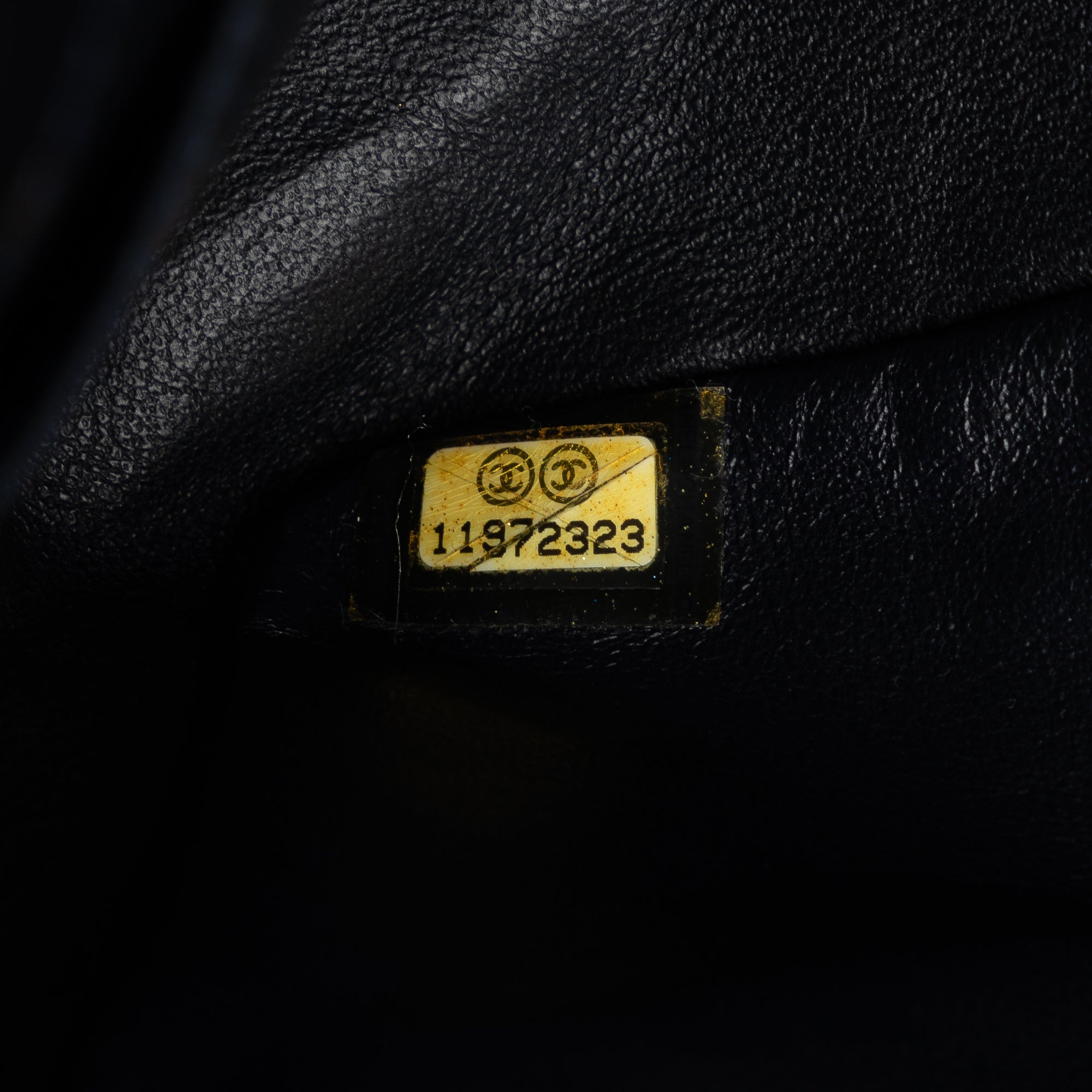 Chanel | Pre-Owned Medium Cotton Striped Double Flap | Blue