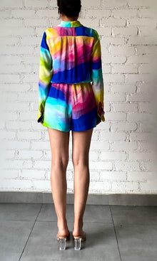 Womens | Aimee Viscose Crepe Romper | Multi