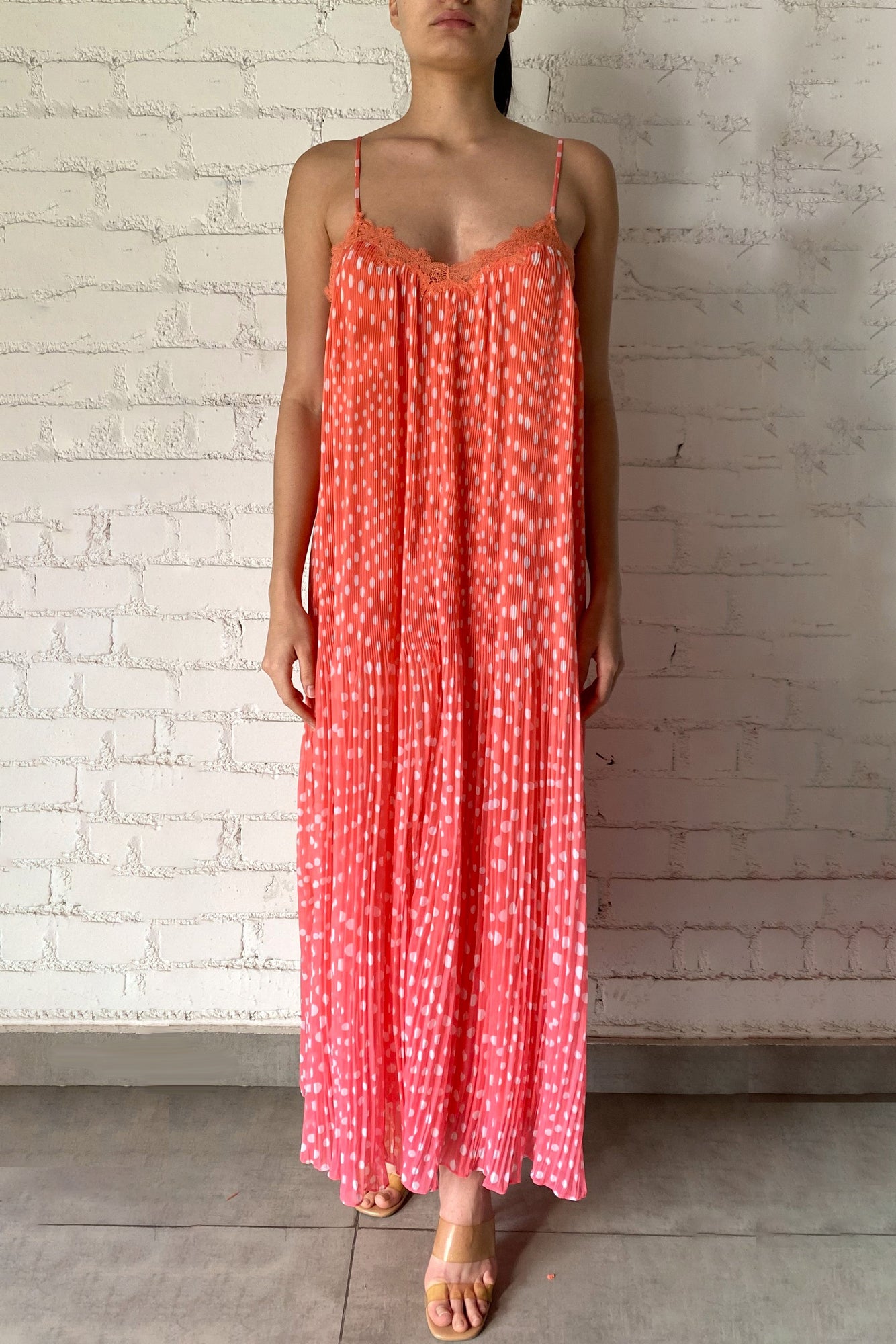 Long Dress | Orange/Pink Ombre