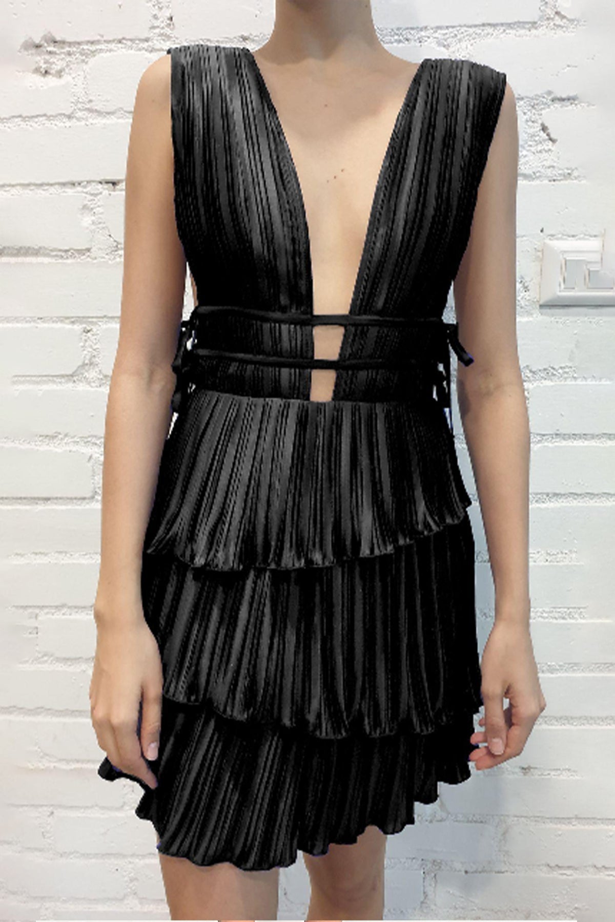 Cassi Short Dress | Black