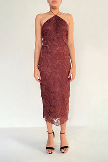Coco Long Dress | Brown