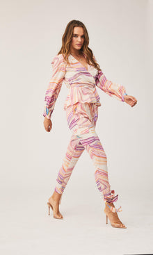 Womens | Eira Moss Crepe Pants | Multi