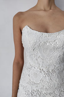 Eliza Short Dress | White