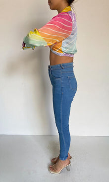 Womens | Evie Polyester Crepe Top | Multicolor
