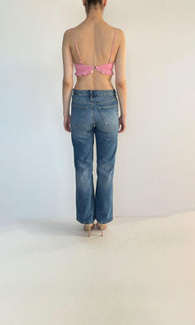 Womens | Gaia Viscose Cotton Georgtte Bandeau | Pink