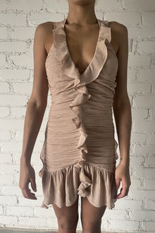 Gaia Short Dress | Beige