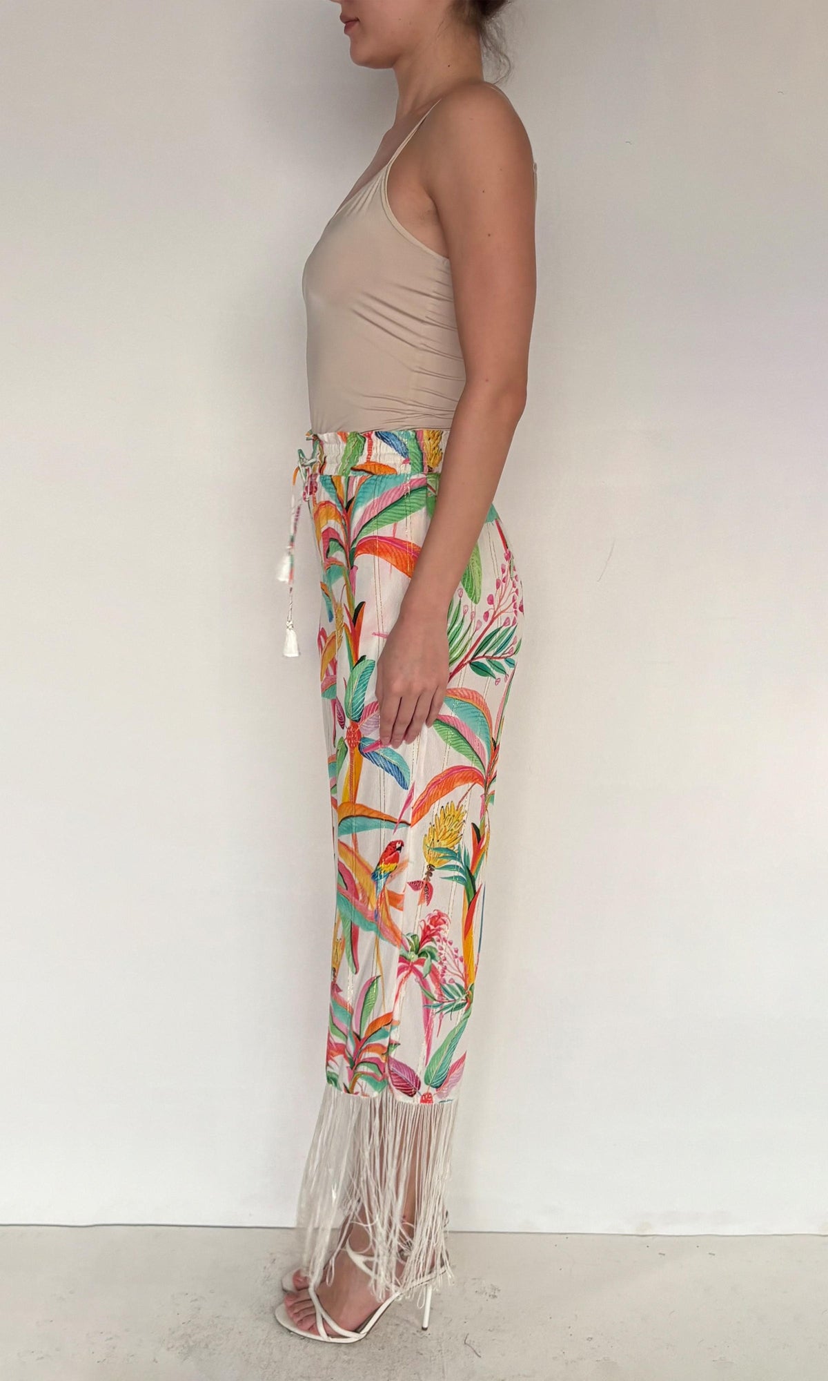 Womens | Inv Moss Crepe Pants | White