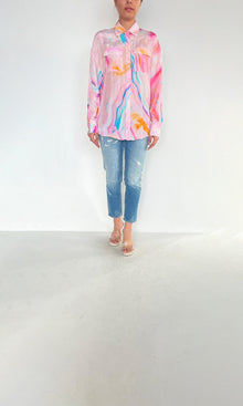 Womens | Inv Viscose Solid Crepe Megan Shirt | Pink