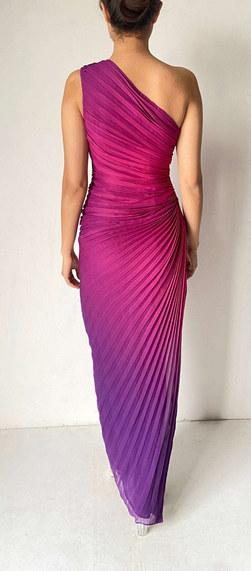 Strapless Long Dress | Pink/Purple