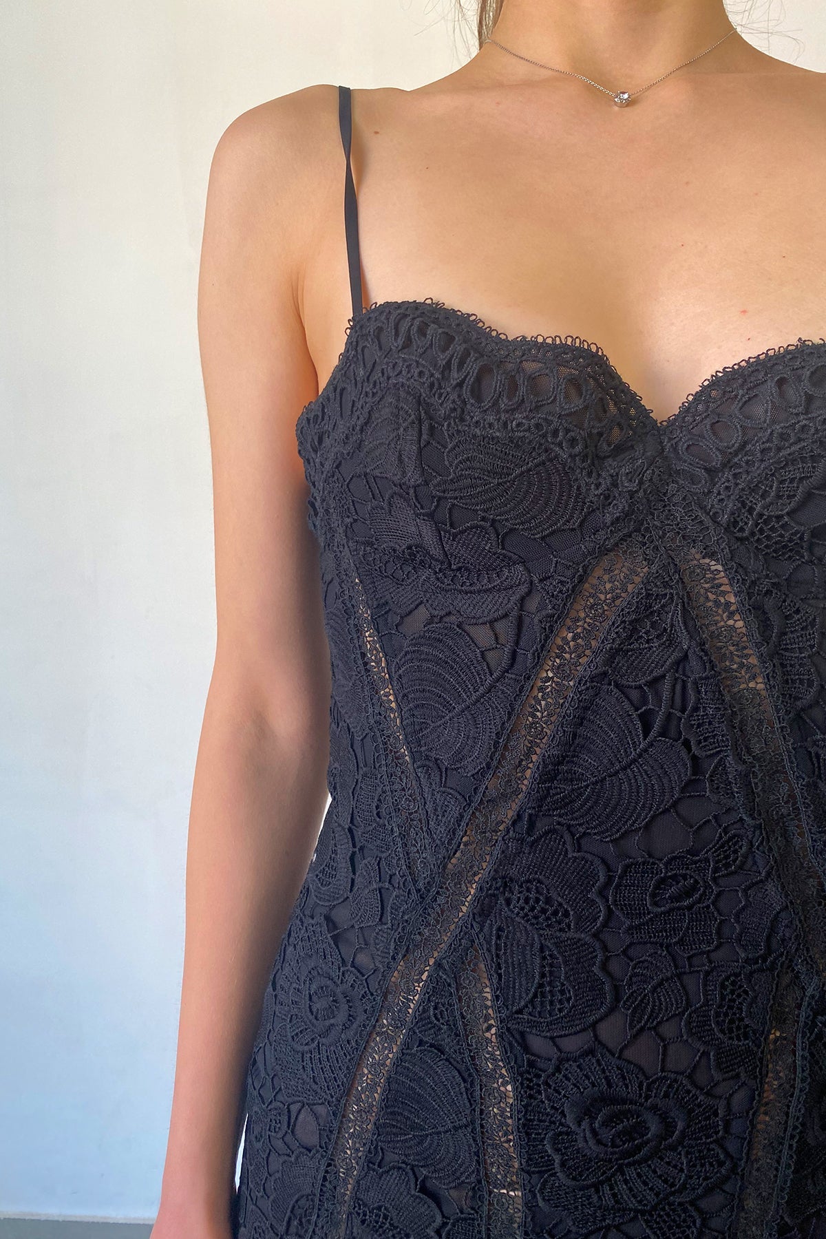 Paris Long Dress | Black