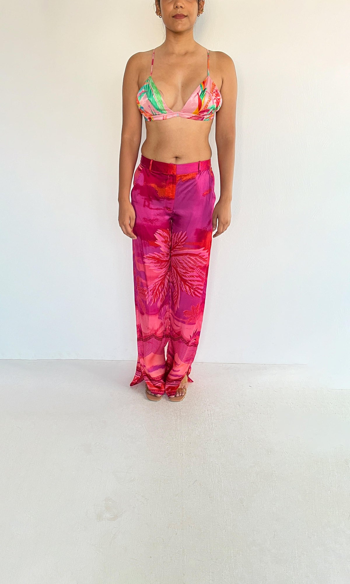 Womens | Rue Viscose Bandeau | Pink Multi