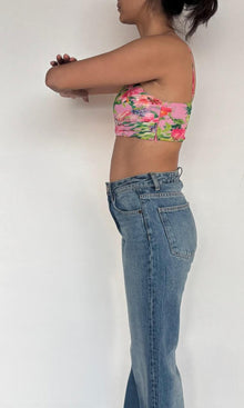 Womens | Rue Viscose Chiffon Bandeau | Pink Multi