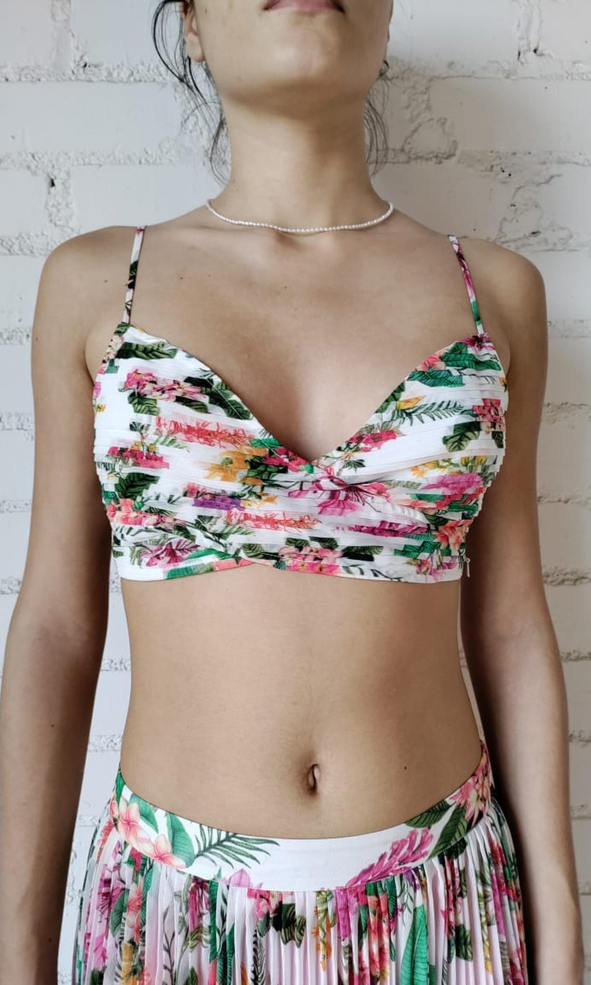 Womens | Rue Polyester Bandeau | White Multi
