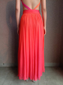 Long Skirt | Orange/Pink