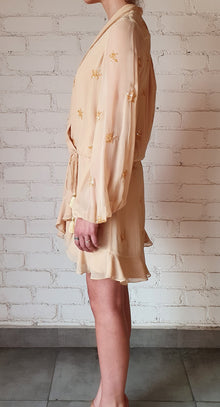 Stella Short Dress | Nude