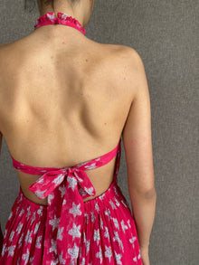 Halterneck Short Dress | Pink