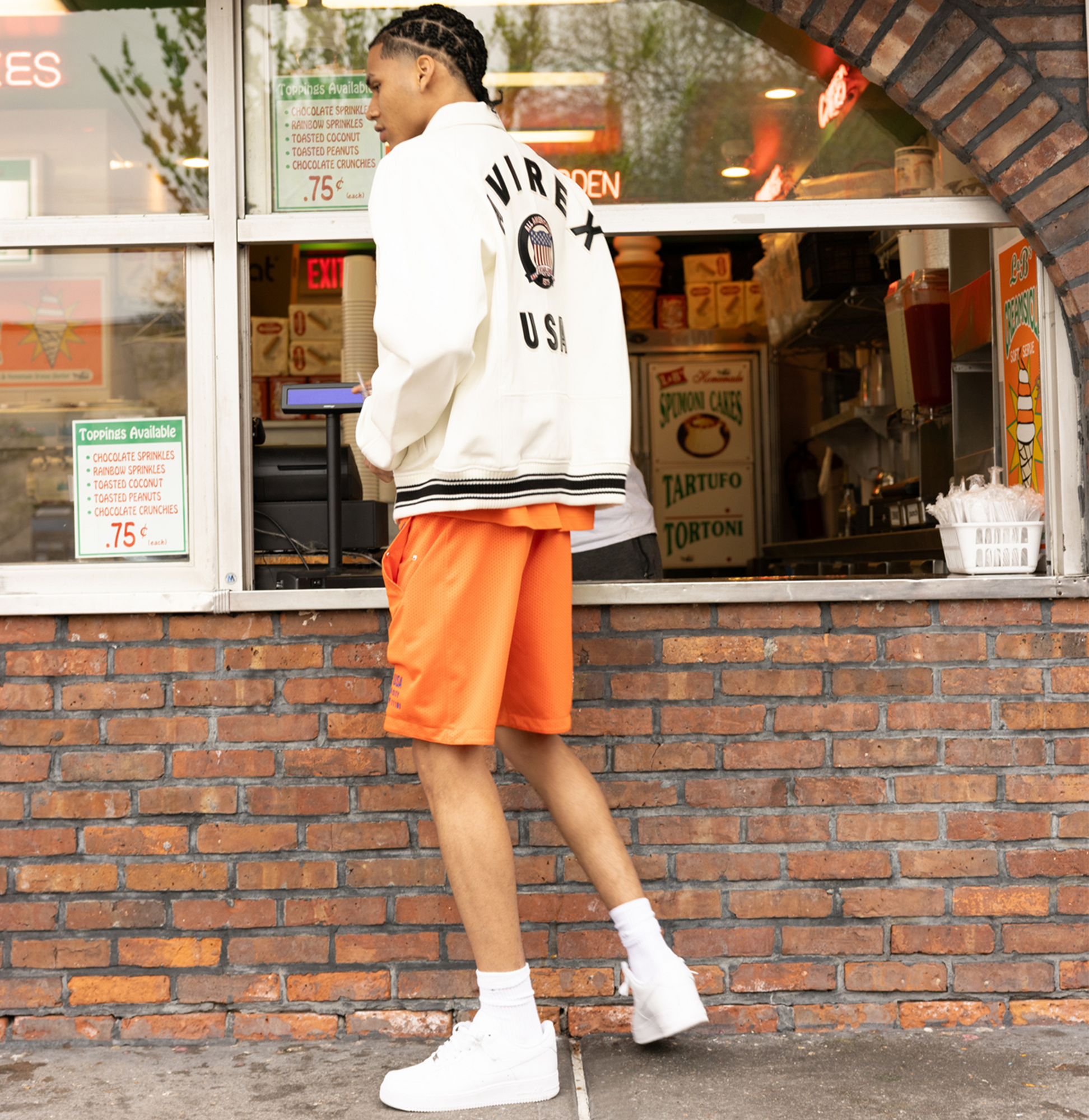Aviator Mesh Short | Orange