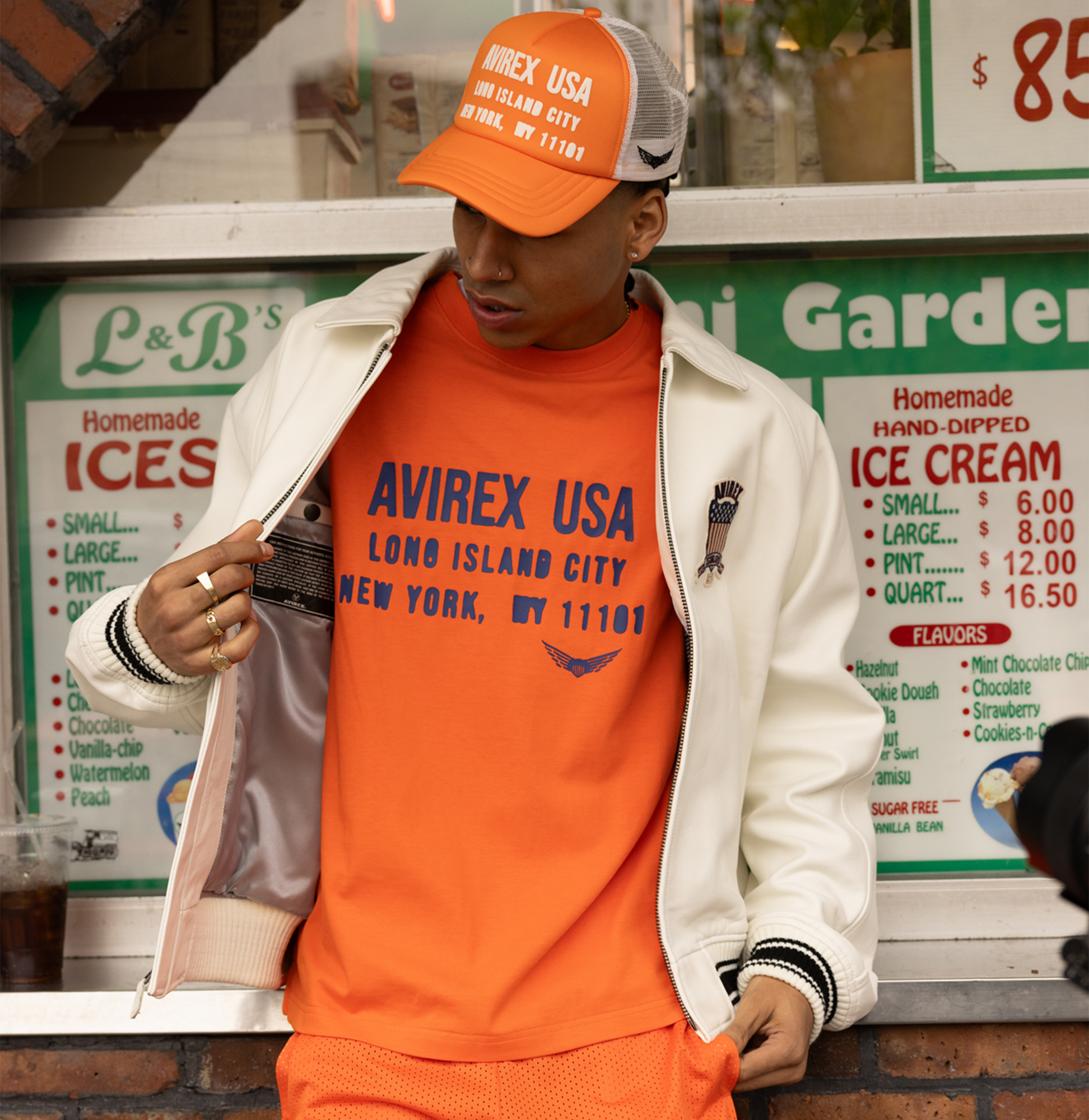 Aviator Trucker Hat | Orange