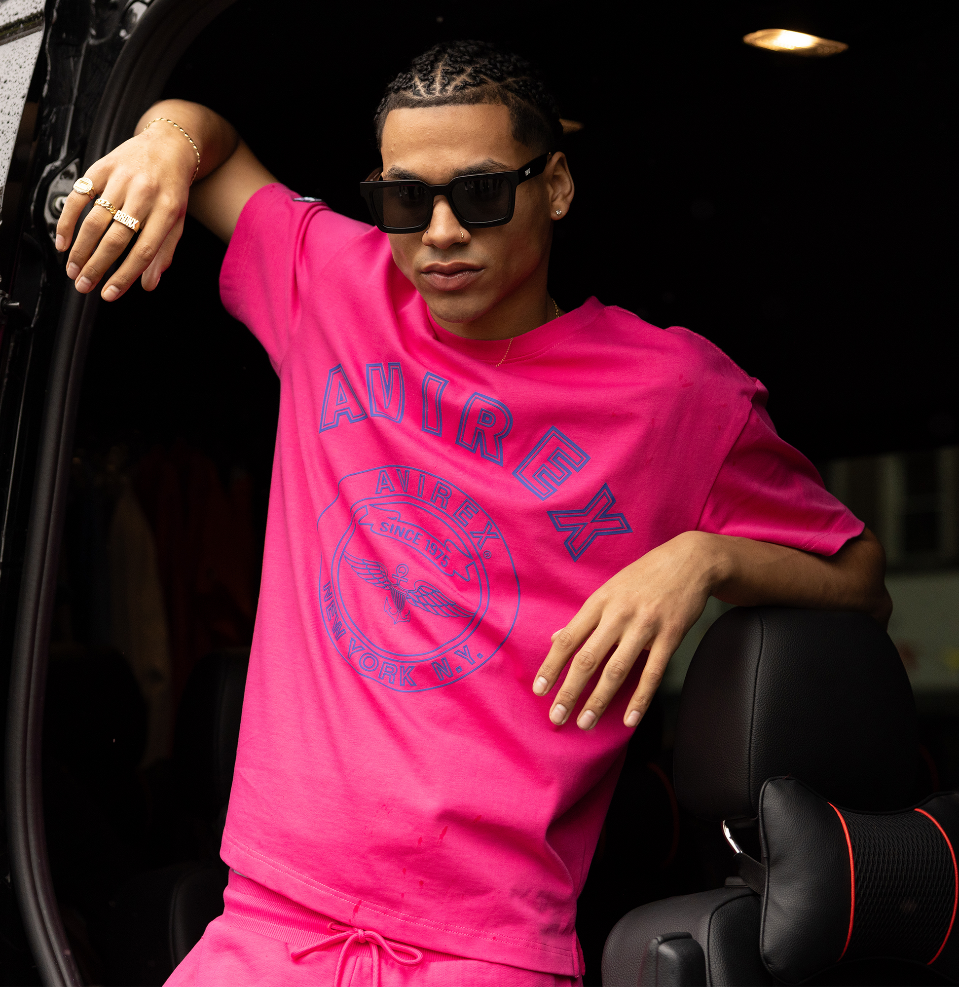 Stadium Tee | Fuchsia