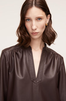 Vegan Tunic Dress | Walnut