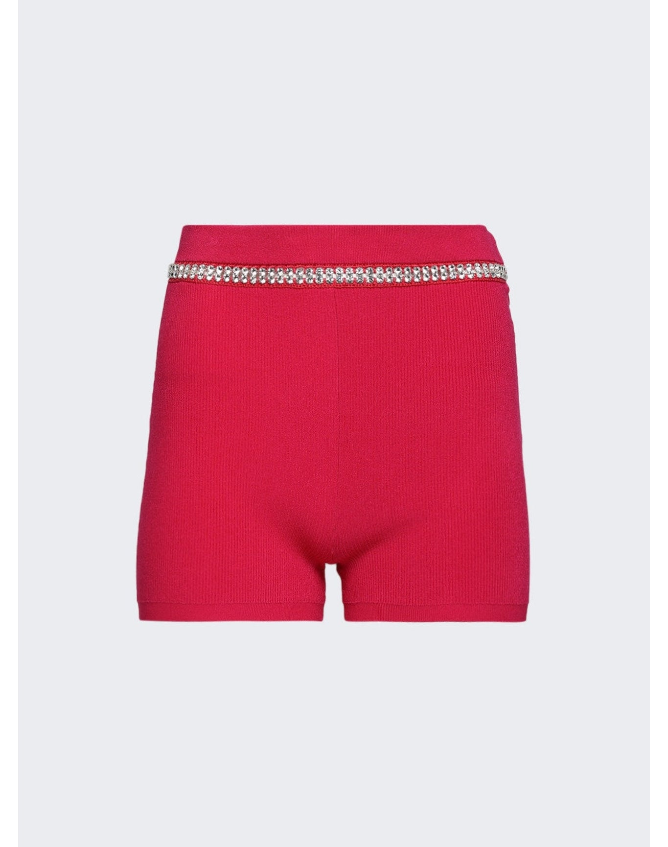 Rabanne | Women | Embellished Knit Shorts | Pink