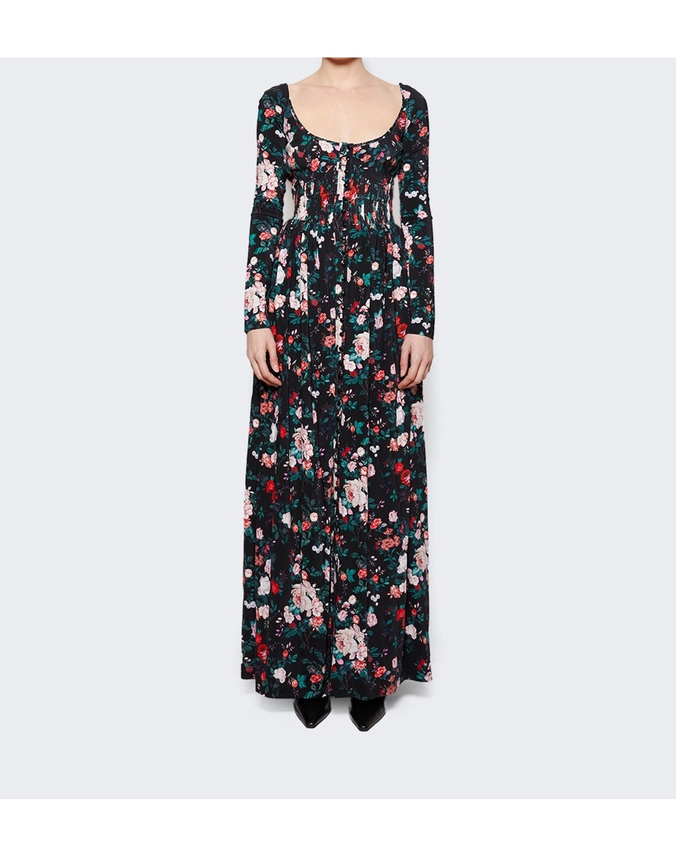 Rabanne | Women | Maxi Dress | Black Rose